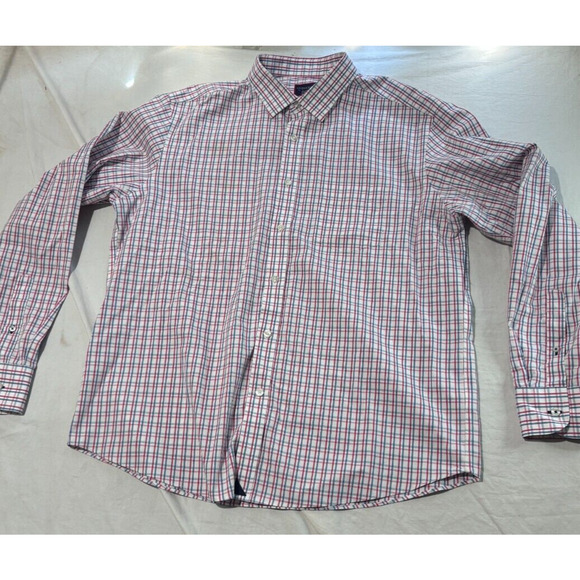 UNTUCKit Button Up Shirt Check Pattern Mens Size XL Long Sleeve - Picture 2 of 6